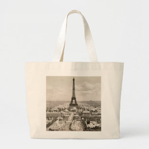 Bolsa Tote Grande Paris: Torre Eiffel, 1900