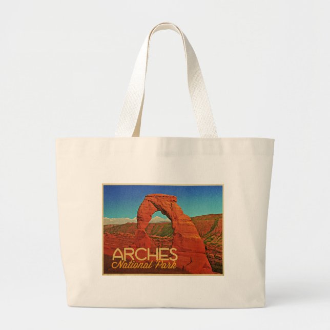 Bolsa Tote Grande Parque Nacional Arches (Frente)