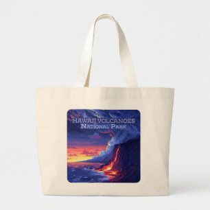 Bolsa Tote Grande Parque Nacional dos Vulcões do Havaí - Grande Ilha