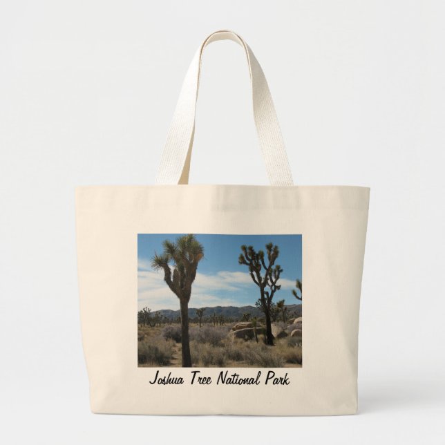 Bolsa Tote Grande Parque Nacional Joshua Tree (Frente)