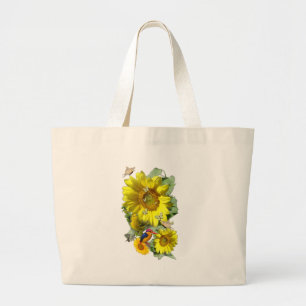 Bolsa Tote Grande Partido Sunflower