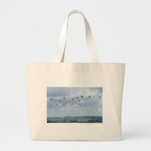Bolsa Tote Grande Passado do helicóptero