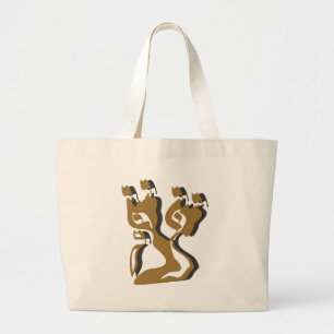 Bolsa Tote Grande Pássaro