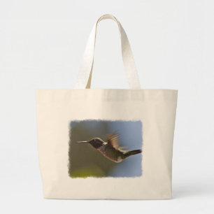 Bolsa Tote Grande Pássaro Hummingno Voo