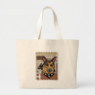 BOLSA TOTE GRANDE PASTOR ALEMÃO