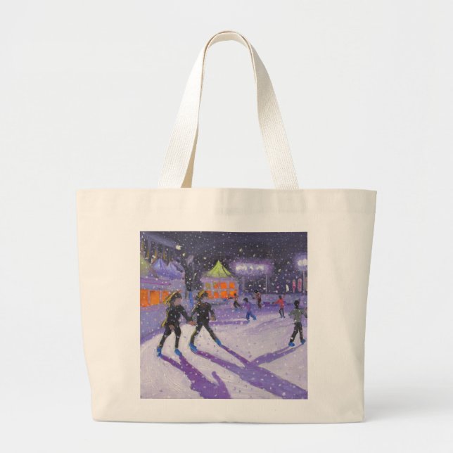 Bolsa Tote Grande Patinadores Derby 2014 da noite (Frente)