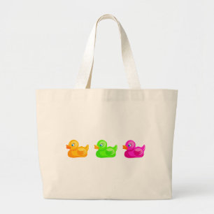 Bolsa Tote Grande Patos de borracha