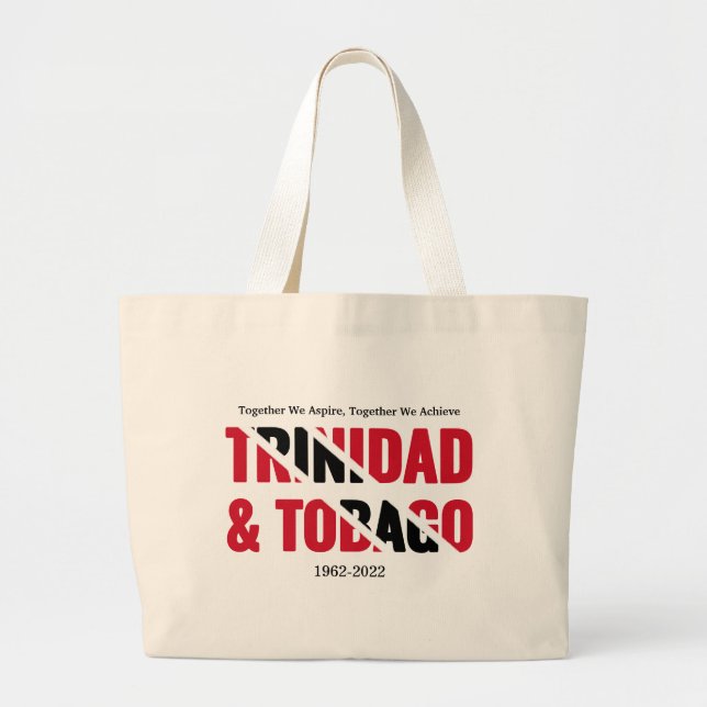 Bolsa Tote Grande Patriótica TRINIDAD 60º Aniversário (Frente)
