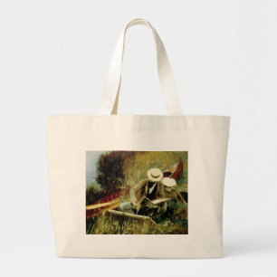 Bolsa Tote Grande Paul Helleu que esboça com sua esposa