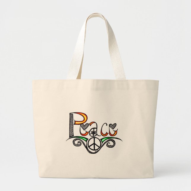 Bolsa Tote Grande Paz (Frente)