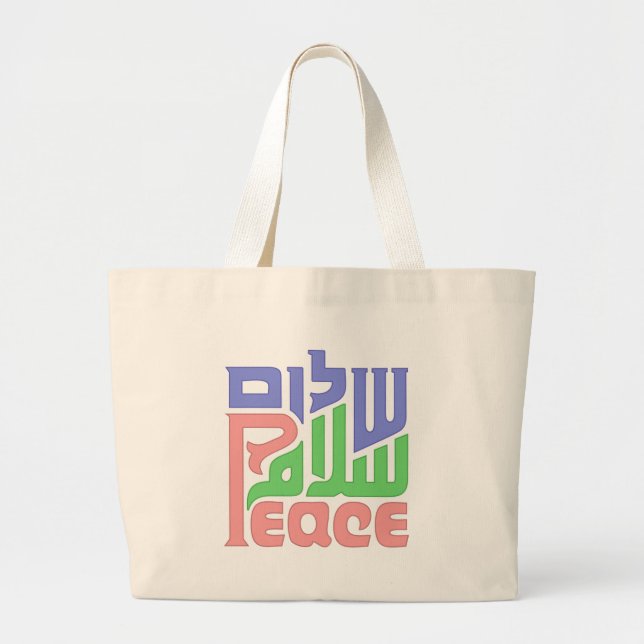 Bolsa Tote Grande paz (Frente)