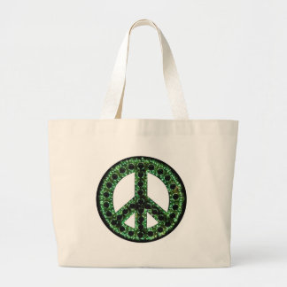 Bolsa Tote Grande Paz verde