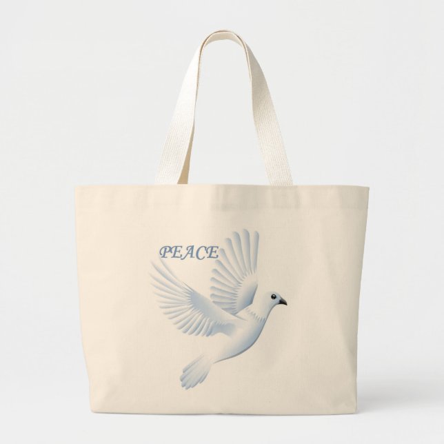 BOLSA TOTE GRANDE PEACE DOVE (Frente)