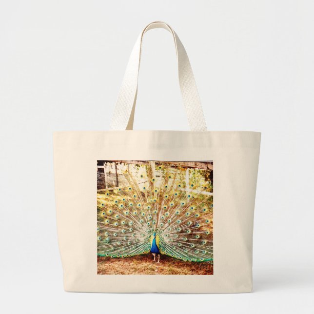 Bolsa Tote Grande Peacock, Bolsa grande (Frente)