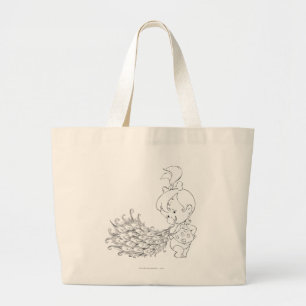 Bolsa Tote Grande PEBBLES™ no pavão