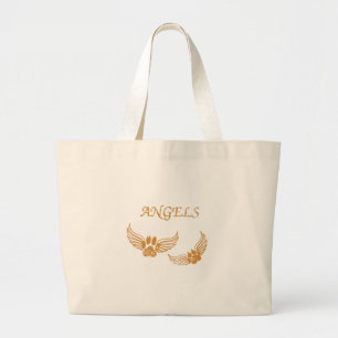 Bolsa Tote Grande Peças de anjo com dor