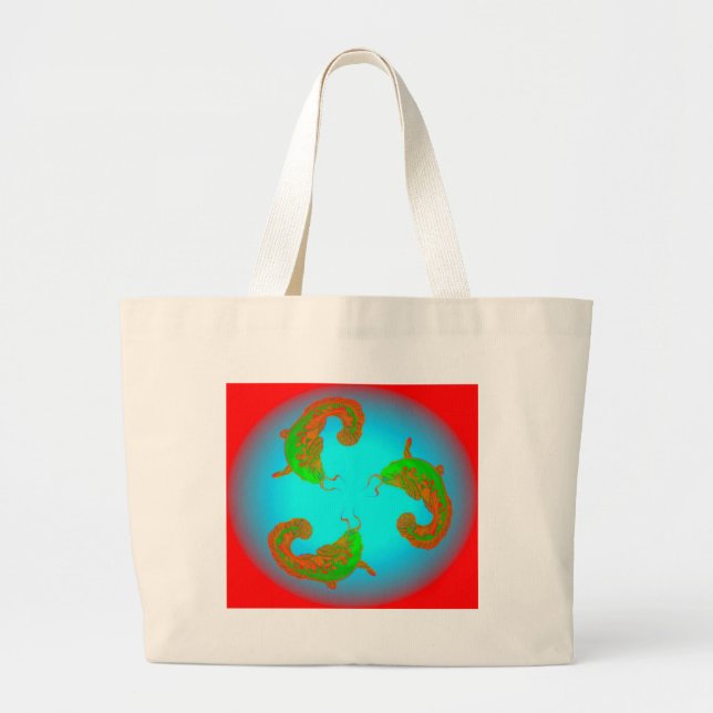 Bolsa Tote Grande Peixe 02k3vi (Frente)
