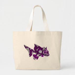 Bolsa Tote Grande Peixe-gato roxo
