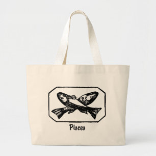 Bolsa Tote Grande Peixes