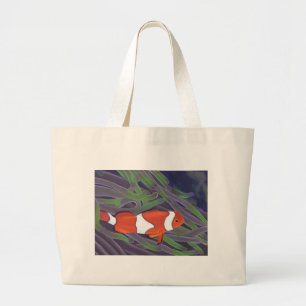 Bolsa Tote Grande peixes do palhaço