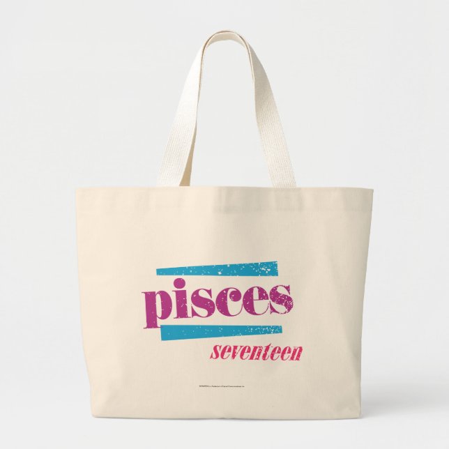 Bolsa Tote Grande Peixes roxos (Frente)