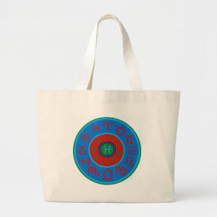 Bolsa Tote Grande Peixes Zodíaco