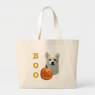Bolsa Tote Grande Pembroke Welsh Corgi Boo