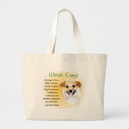 Bolsa Tote Grande Pembroke Welsh Corgi Gifts