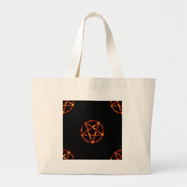 Bolsa Tote Grande pentagrama (Frente)