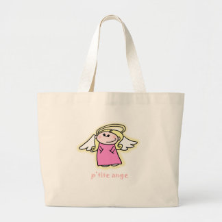 Bolsa Tote Grande Pequeno Ange (anjo pequeno em francês)