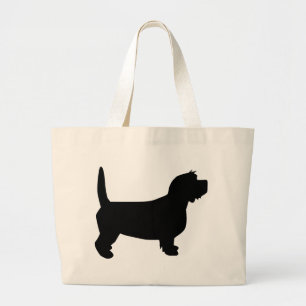 Bolsa Tote Grande Pequeno engrenagem de Griffon Vendeen do Basset