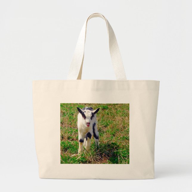 Bolsa Tote Grande Pequeno Ponto O Cabrito (Frente)