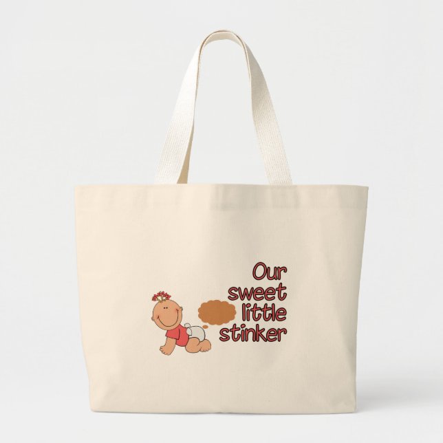 Bolsa Tote Grande Pequeno saco de Stinker (Frente)