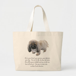 Bolsa Tote Grande Pequinês Lembrança - FEMEA