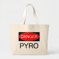 Perigo - saco engraçado Pyro da caneca do t-shirt