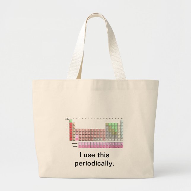 Bolsa Tote Grande Periòdicamente (Frente)
