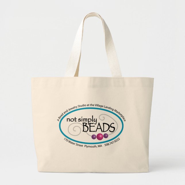 Bolsa Tote Grande PERLA não simplesmente (Frente)