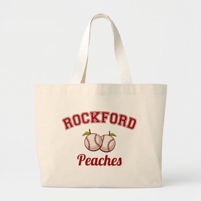 Bolsa Tote Grande Pêssegos de Rockford (Frente)