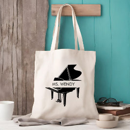 Bolsa Tote Grande Piano Personalizado