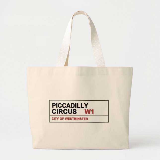 Bolsa Tote Grande Piccadilly Circus London (Frente)