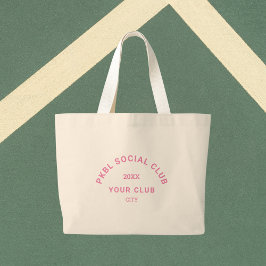Bolsa Tote Grande Pickleball do Clube Social Rosa PKBL