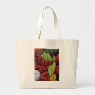 Bolsa Tote Grande Pimentas de pimentão