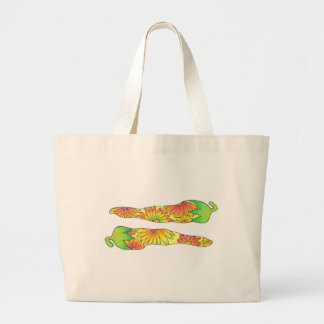 Bolsa Tote Grande Pimentos amarelos longos