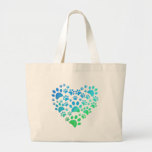 Bolsa Tote Grande Pinças De Cachorro Bonitas Engraçadas Para Amantes