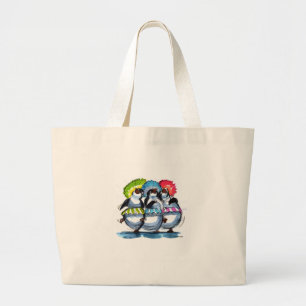 Bolsa Tote Grande pinguim Um