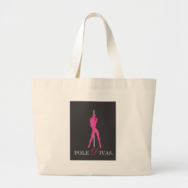Bolsa Tote Grande PinkPolePNG (Frente)