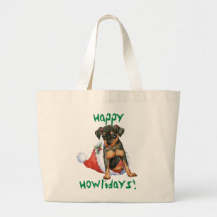 Bolsa Tote Grande Pino Min de Feriados Felizes