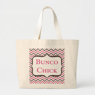 Bolsa Tote Grande Pintinho Bunco com Design Chevron