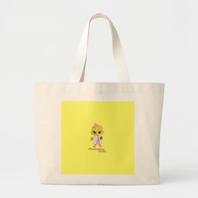 Bolsa Tote Grande Pintinho da flebotomia (Frente)