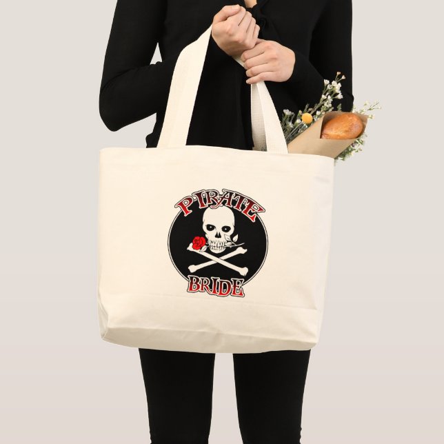 Bolsa Tote Grande Pirate Bride Tote Bag (Frente (produto))